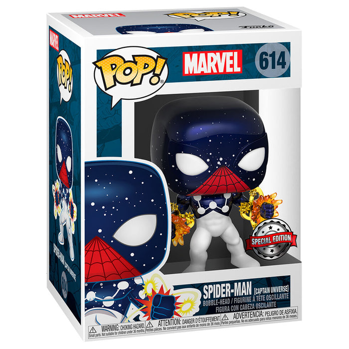 POP figure Marvel Spider-Man Captain Universe Exclusivo-0