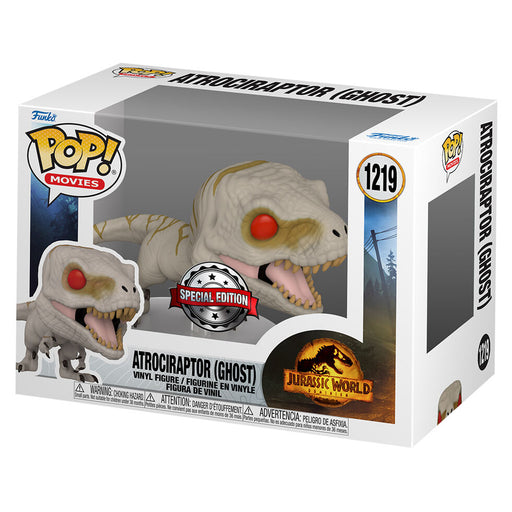 POP figure Jurassic World Atrociraptor Ghost Exclusive-0