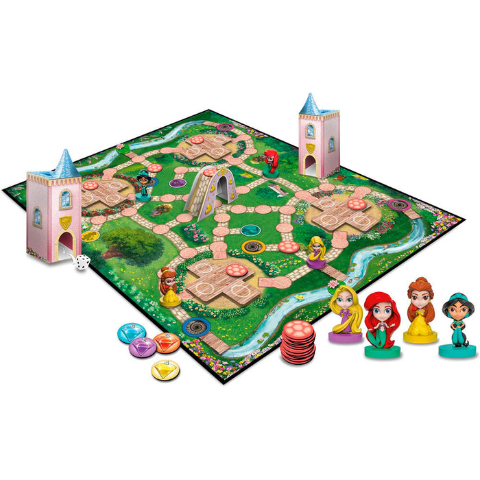 Spanish Disney Princess Race Chase board game-2