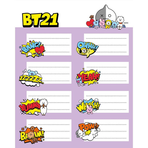 BT21 Adhesive labels-0