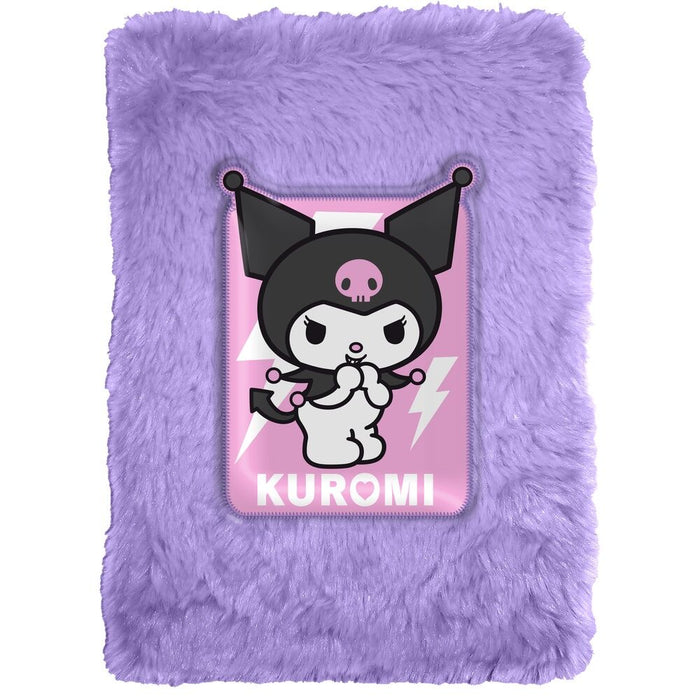 Hello Kitty Kuromi plush notebook-0