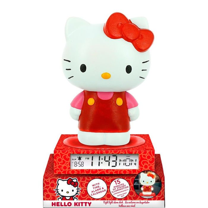 Hello Kitty and Friends 3D lamp with alarm clock-0