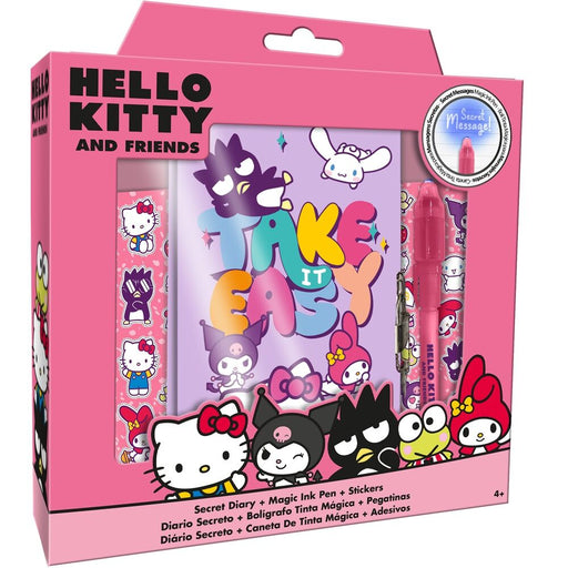 Hello Kitty and Friends Diary + magic pen-0