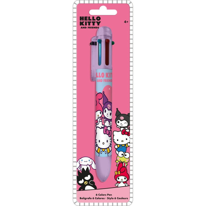 Hello Kitty and Friends Pen 6 colours-0