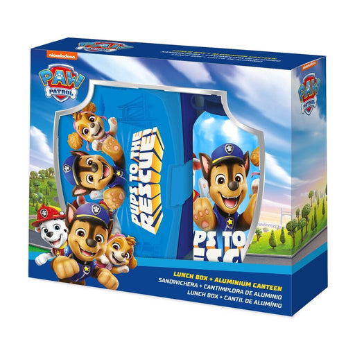 Paw Patrol Aluminium bottle + lunch box-1