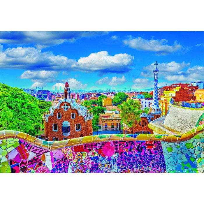 High Quality Park Guell Barcelona puzzle 1000pcs-1