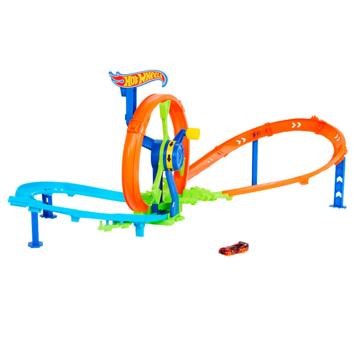 Hot Wheels Stunt Tracks Rapid Launch & Loop-2