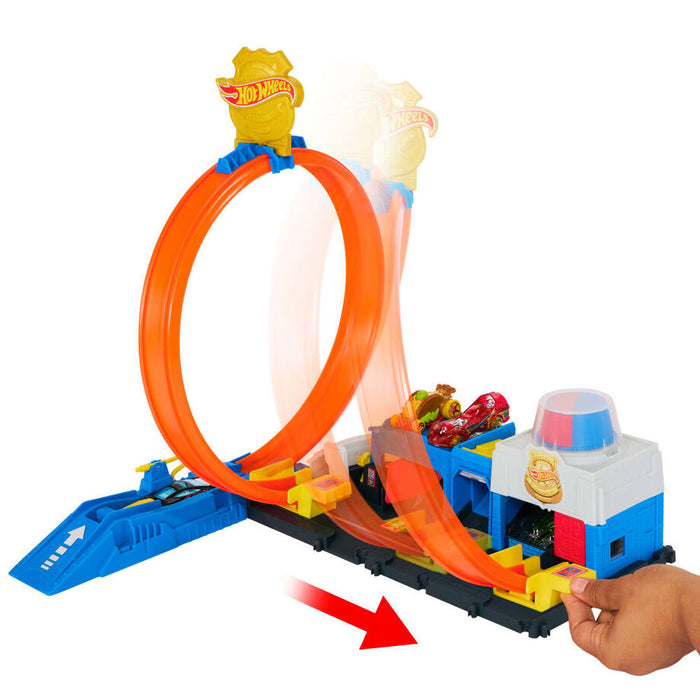 Hot Wheels City Super Police Station-4