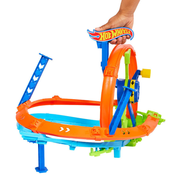 Hot Wheels Stunt Tracks Rapid Launch & Loop-5