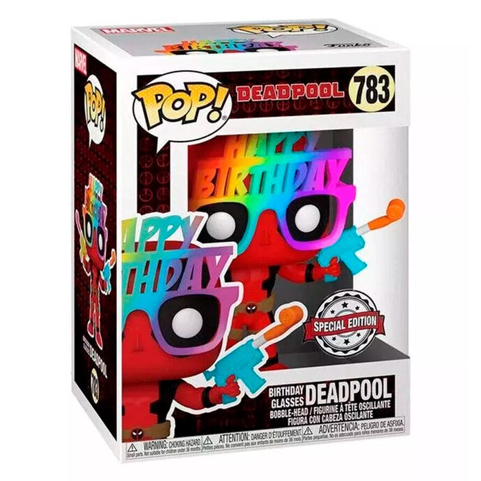POP figure Marvel Deadpool 30th Birthday Hat Deadpool Exclusive-0