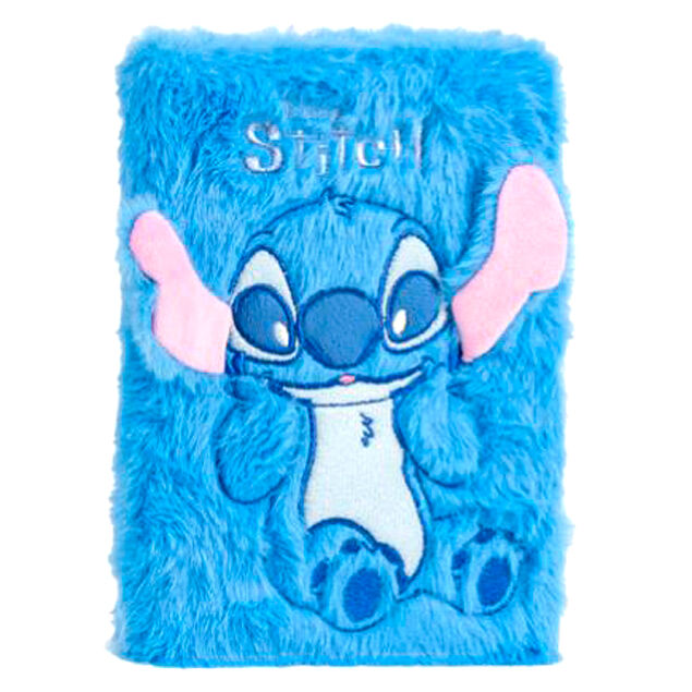 Disney Stitch plush notebook-1
