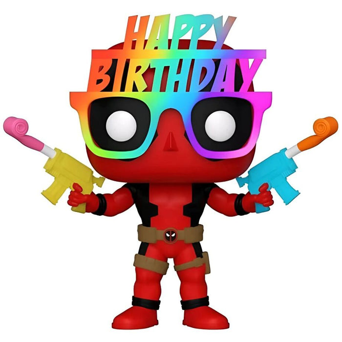 POP figure Marvel Deadpool 30th Birthday Hat Deadpool Exclusive-1