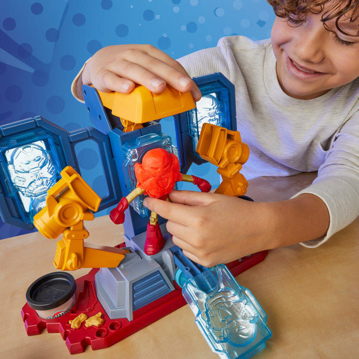 Play-Doh Marvel Iron Man Armour laboratory-6