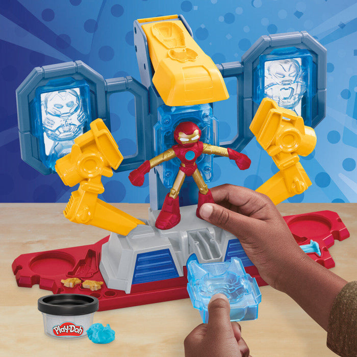 Play-Doh Marvel Iron Man Armour laboratory-11