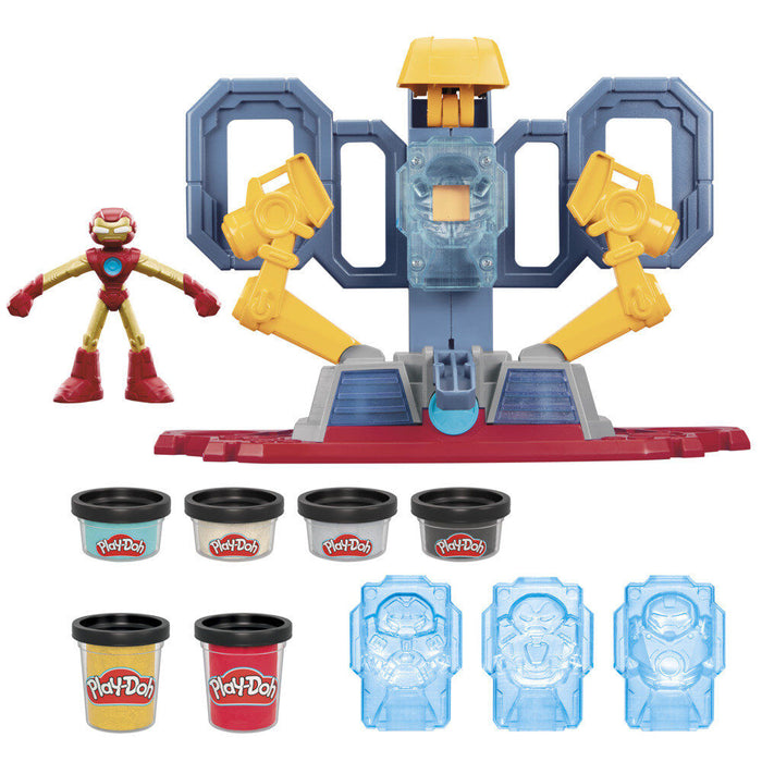 Play-Doh Marvel Iron Man Armour laboratory-2