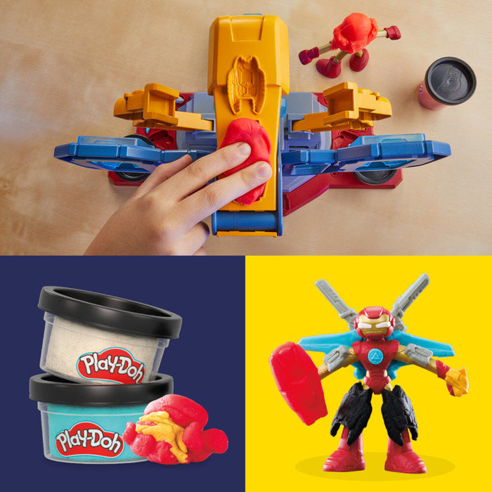 Play-Doh Marvel Iron Man Armour laboratory-16