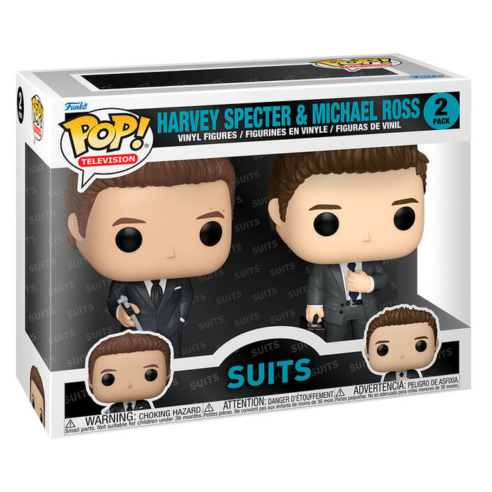 POP pack 2 figures Suits Harvey Specter & Michael Ross-0
