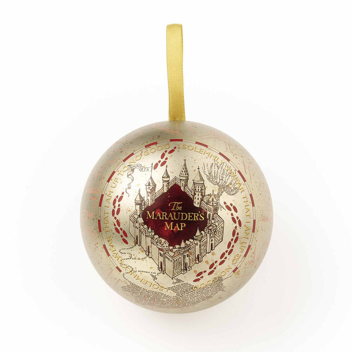 Harry Potter Marauders' Map Pin + Christmas ball-4
