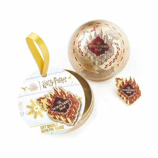 Harry Potter Marauders' Map Pin + Christmas ball-1