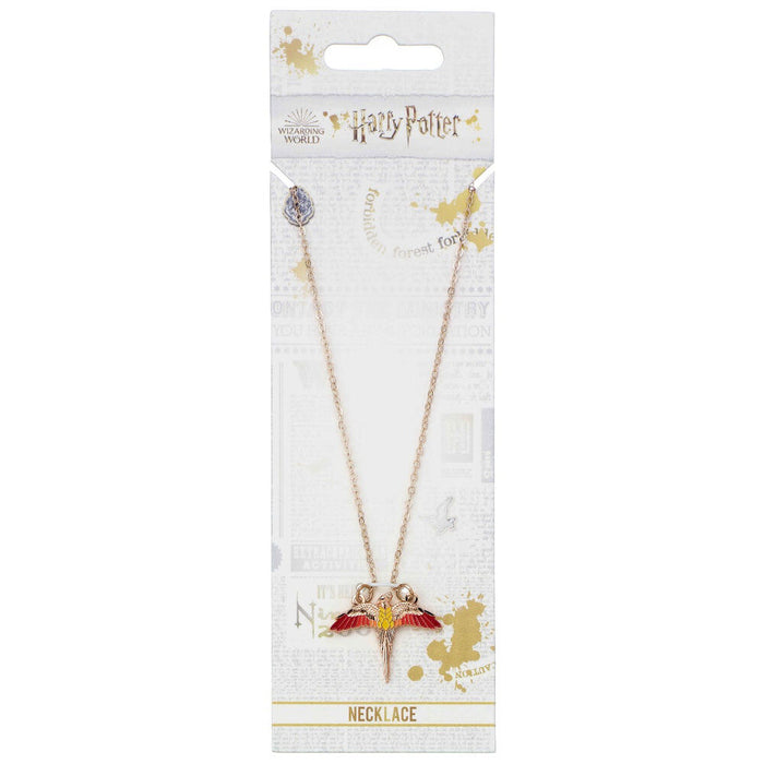 Harry Potter Fawkes necklace-2