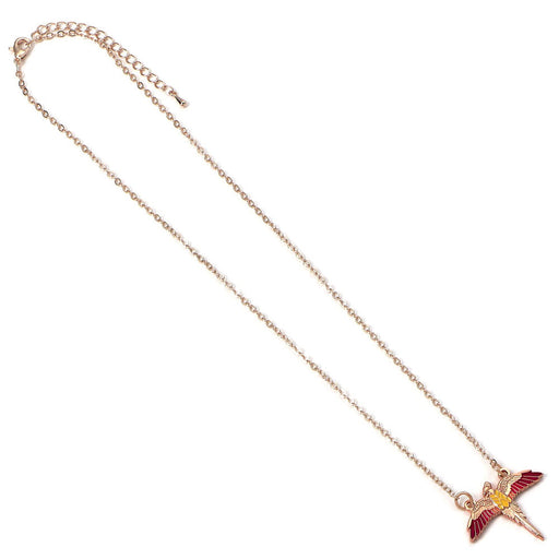 Harry Potter Fawkes necklace-1
