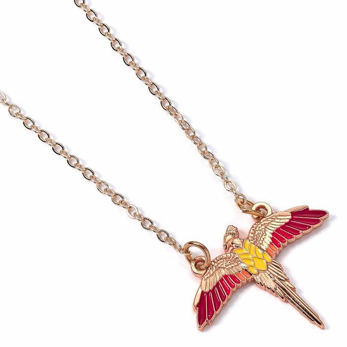 Harry Potter Fawkes necklace-4