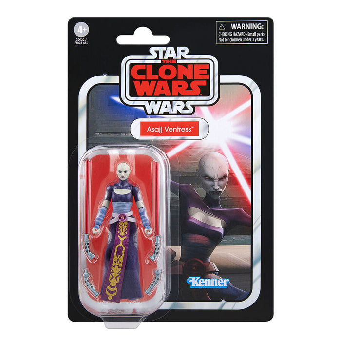 Star Wars The Clone Wars Asajj Ventress figure 9,5cm-1