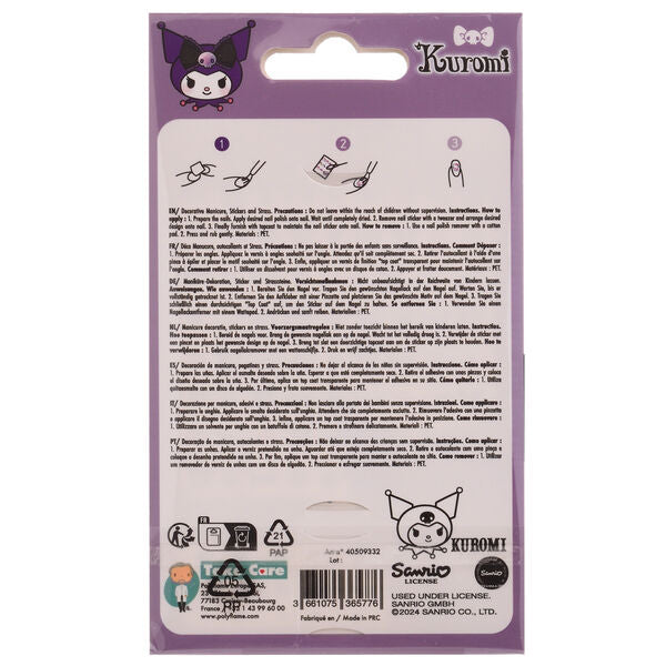Hello Kitty Kuromi body stickers blister-2