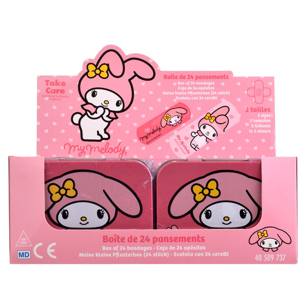 Hello Kitty My Melody metal band-aid box-5