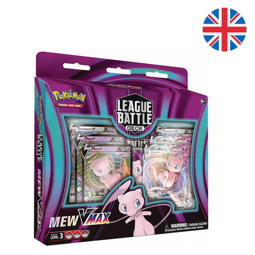 English Pokemon Mew VMax Deck of collectible playing cards-0
