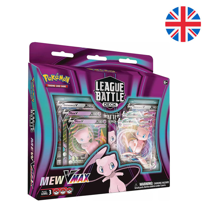 English Pokemon Mew VMax Deck of collectible playing cards-0