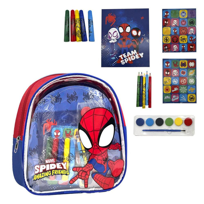 Marvel Spidey and His Amazing Friends backpack stationery set-0