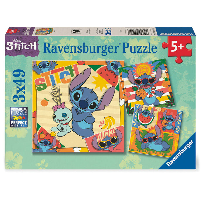 Disney Stitch puzzle 3x39pcs-1