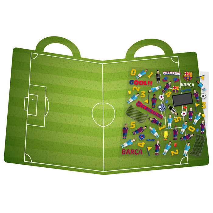 FC Barcelona reusable stadium 3D stickers book-4
