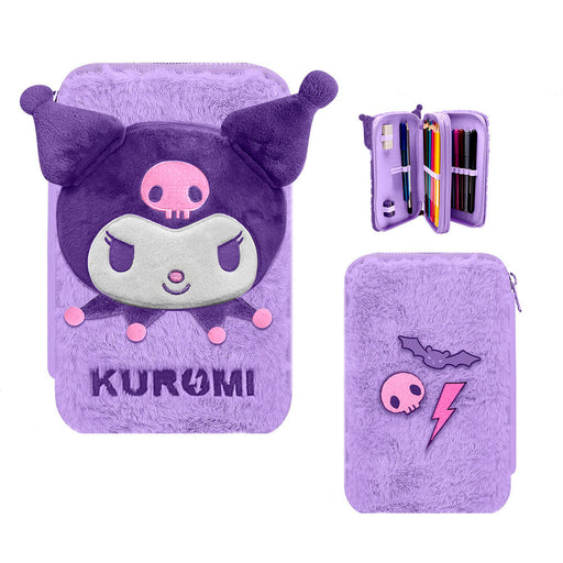Hello Kitty Kuromi double pencil case-1