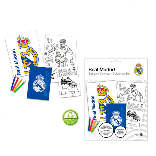 Real Madrid Colouring Set with notebook-1