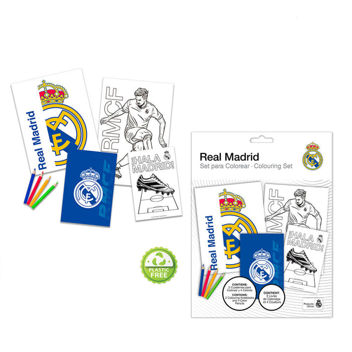 Real Madrid Colouring Set with notebook-1