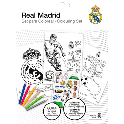 Real Madrid Sticker Colouring set-1