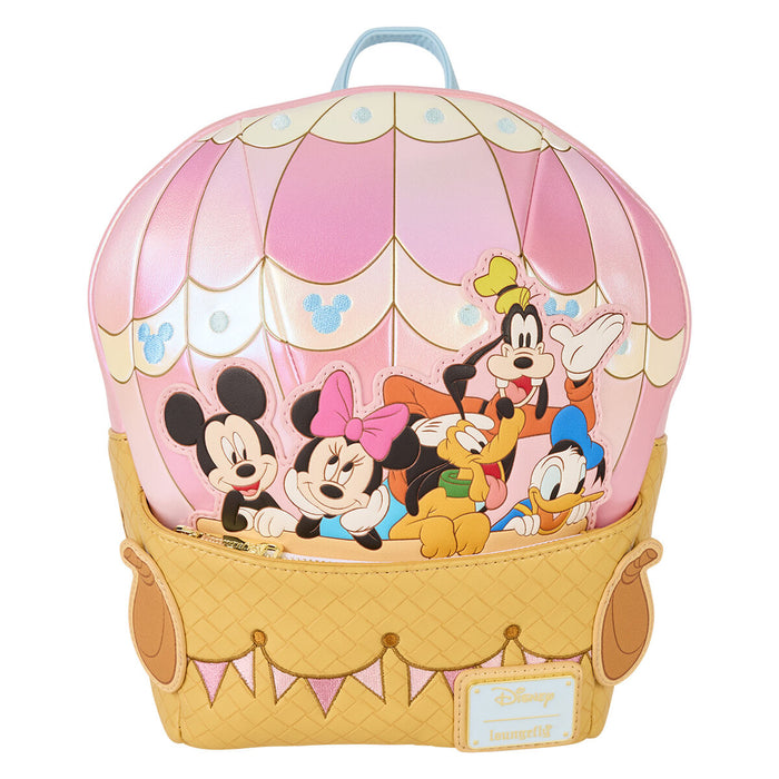 Loungefly Disney Mickey & Friends Shape Hot Air Balloon backpack 26cm-1