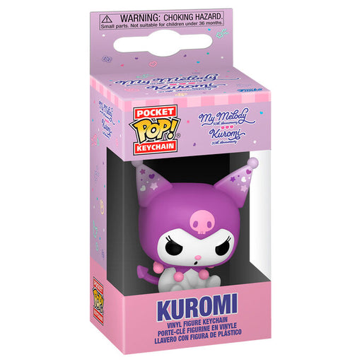 Pocket POP Keychain Hello Kitty 20th Anniversary Kuromi Grumpy-1