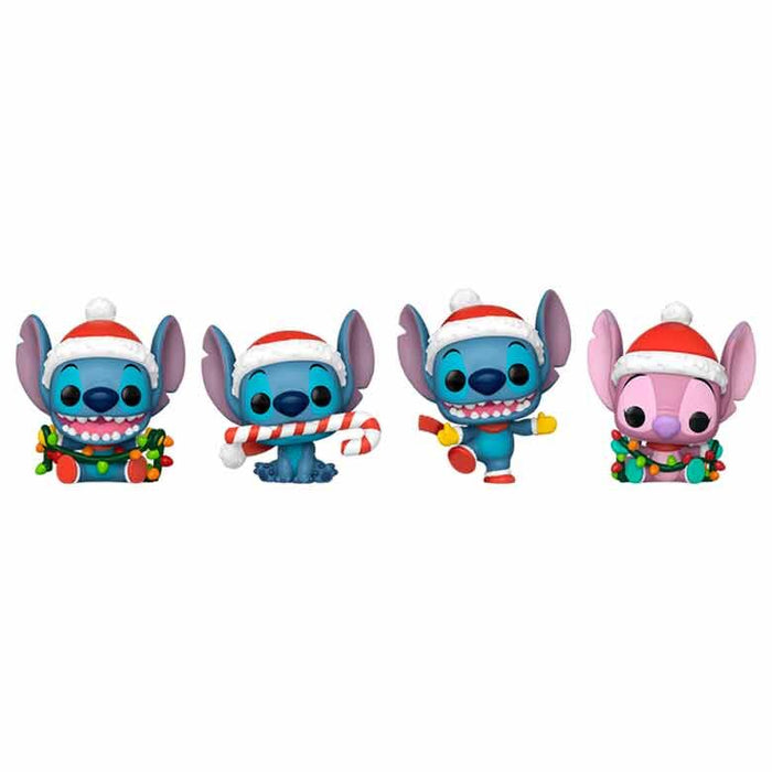 Pocket POP pack 4 figures Disney Stitch Tree Holiday-2