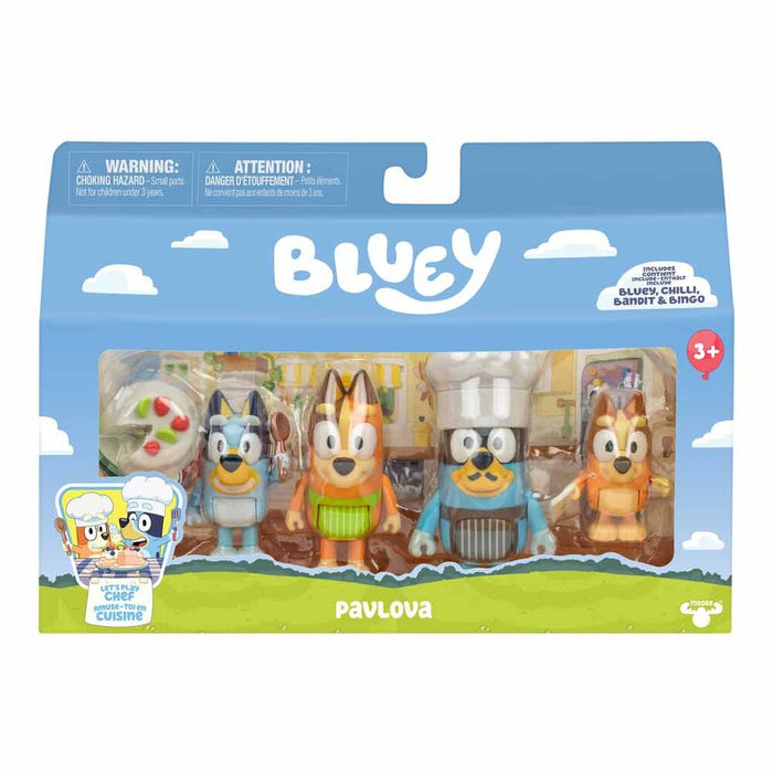 Bluey Lets Play Chef pack 4 figures-3