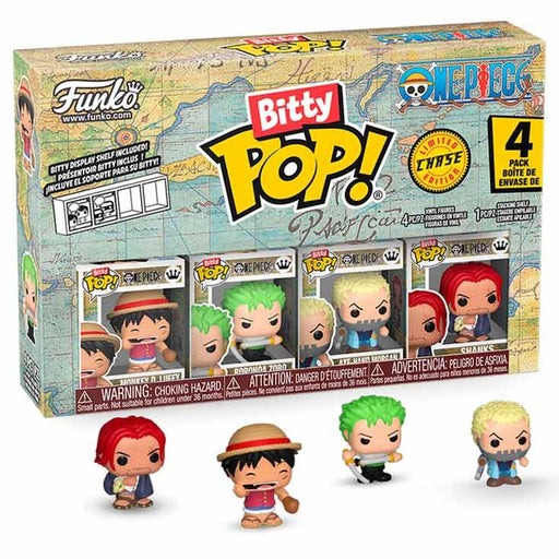Blister 4 figures Bitty POP One Piece Luffy-1
