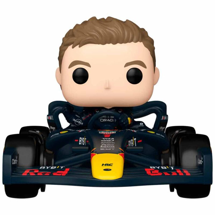 POP figure Rides Super Deluxe Racing Oracle Red Bull Max Verstappen with RB20-1