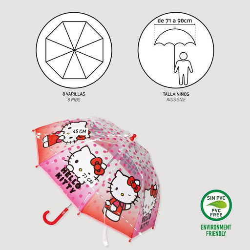 Hello Kitty manual bubble umbrella-1