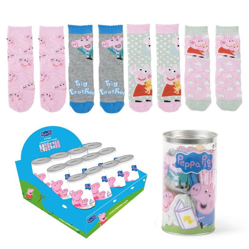 Peppa Pig Money box 4 pairs of socks-1