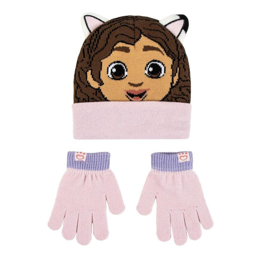 Gabbys Dolls House hat and gloves set-1