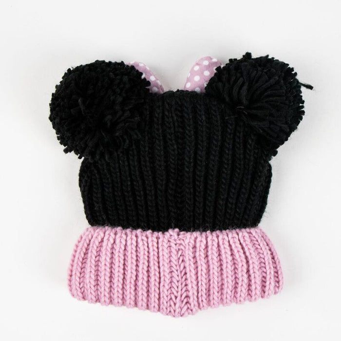Disney Minnie winter set snood hat gloves-2