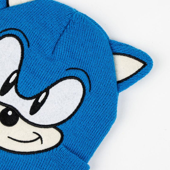 Sonic The Hedgehog hat and gloves set-4