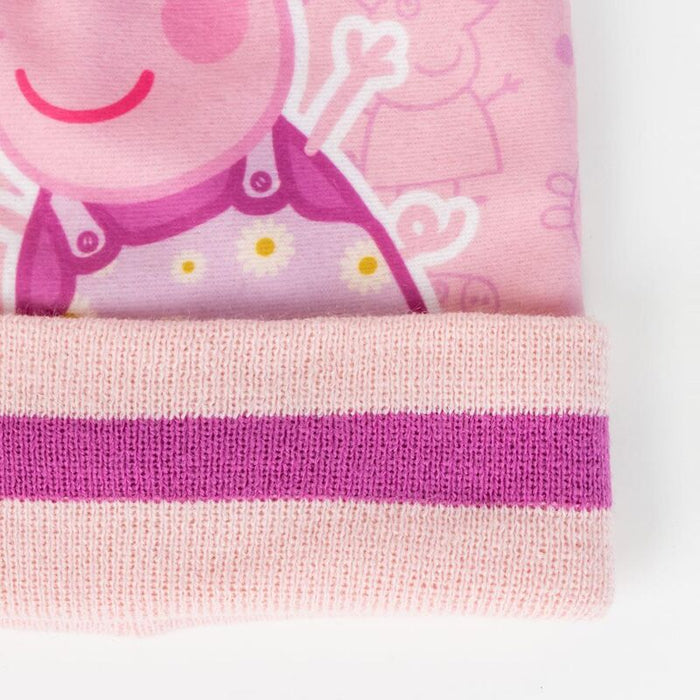 Peppa Pig hat and gloves set-4